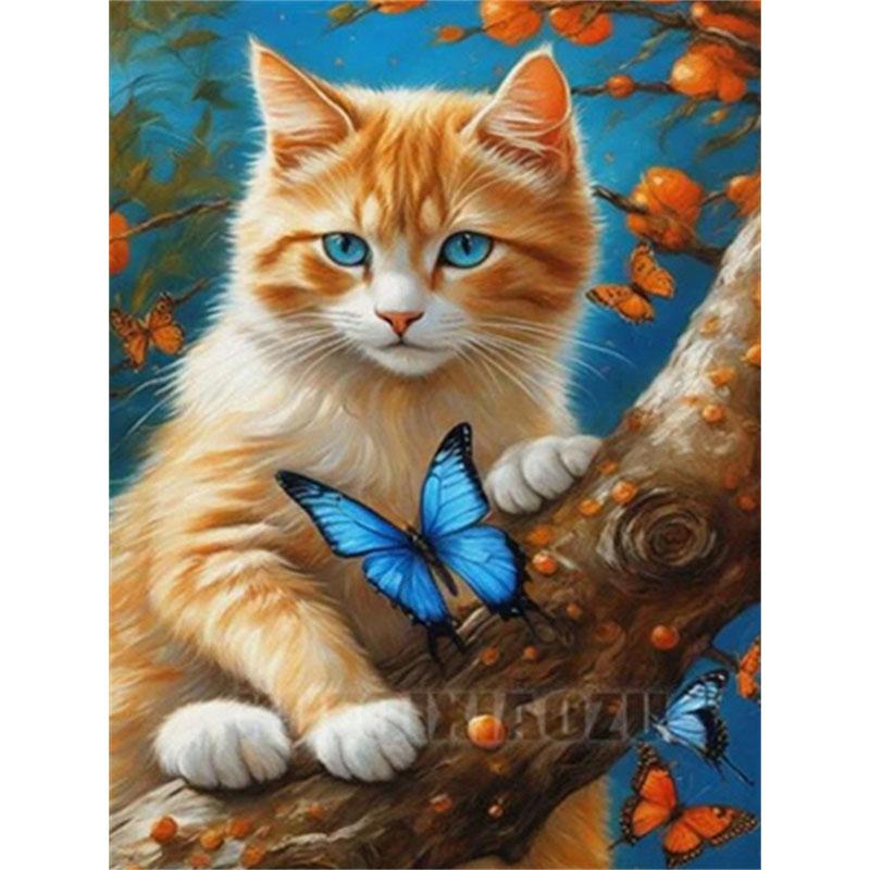 DIY Алмазная картина Мультфильм Животное Набор для вышивки крестом Мозаичное искусство Алмазная картина Полный круг/квадрат Алмазное украшение для дома