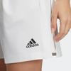 Adidas Повседневные шорты с однотонным логотипом для женщин, белые HF2463