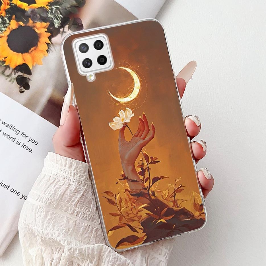 Чехол для Samsung Galaxy A22 4G Цветы Расписной Чехол Мягкий Тонкий Чехол для Телефона Для Samsung A22 A 22 Galaxy A42 5G Чехлы Сумки