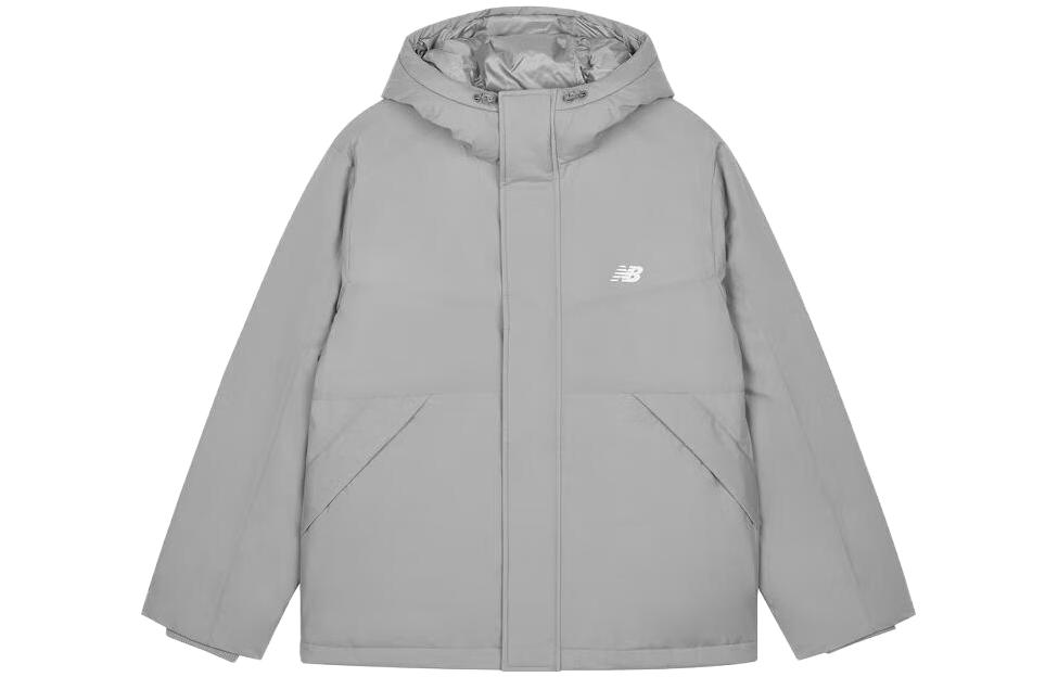 New Balance Мужская пуховая куртка светло-серая AMJ33322-TAG