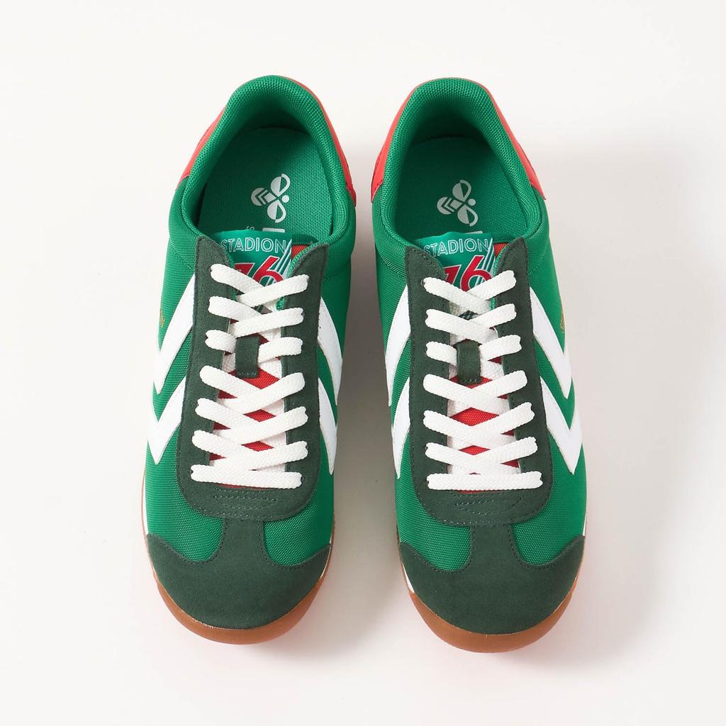 Hummel STADION NYLON Размер см ЗЕЛЕНЫЙ/БЕЛЫЙ (6132) Кроссовки, 24.0