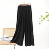 Yuke Шелковые Плиссированные Брюки Батал Широкие - Дышащие, Повседневные, Тонкие, Универсальные для Весны/Лета