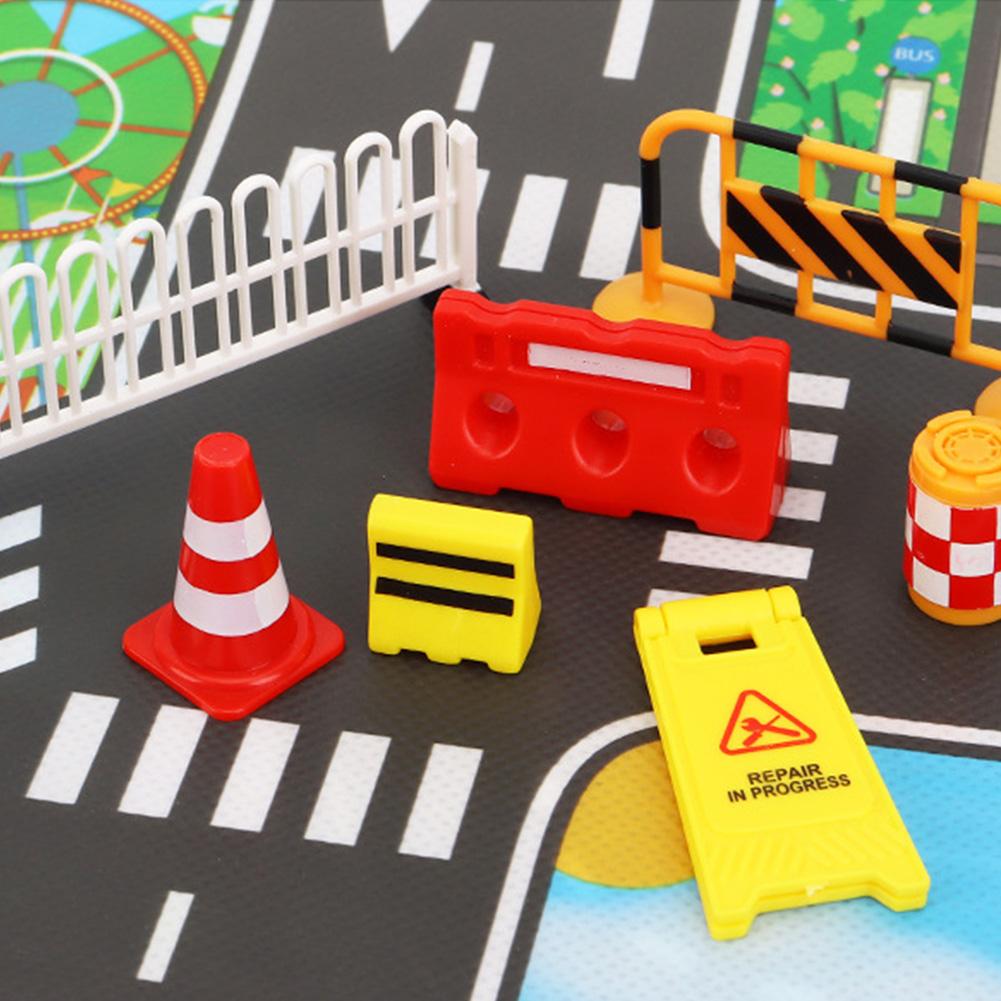 62 шт. Миниатюрный набор для строительства гномов, креативный рождественский набор для строительства гномов, сцена строительства дороги для новоселья