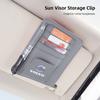 Car Sunshade Storage Bag Sunglasses Card Clip Organizer For Volvo Rdesign V90 V60 XC60 XC90 V40 EC40 EX40 S80 S60 S90 V70 EX90