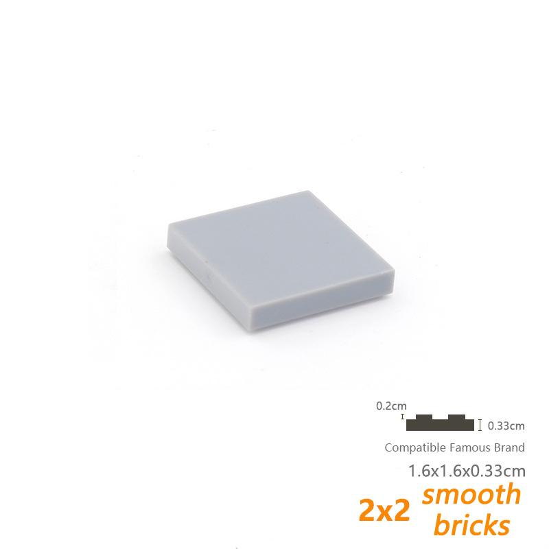 1000 шт. Конструктор Фигурка Кирпичики Керамическая Плитка 2x2 Образовательный Творческий Размер Совместимый с 3068 Игрушки для Детей