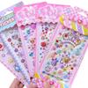 Colorful Cartoon Gem Stickers for Kids - 3D Flash Diamond Decorations for Girls