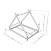 Lit Tipi enfant bois massif blanc 140 x 200 cm
