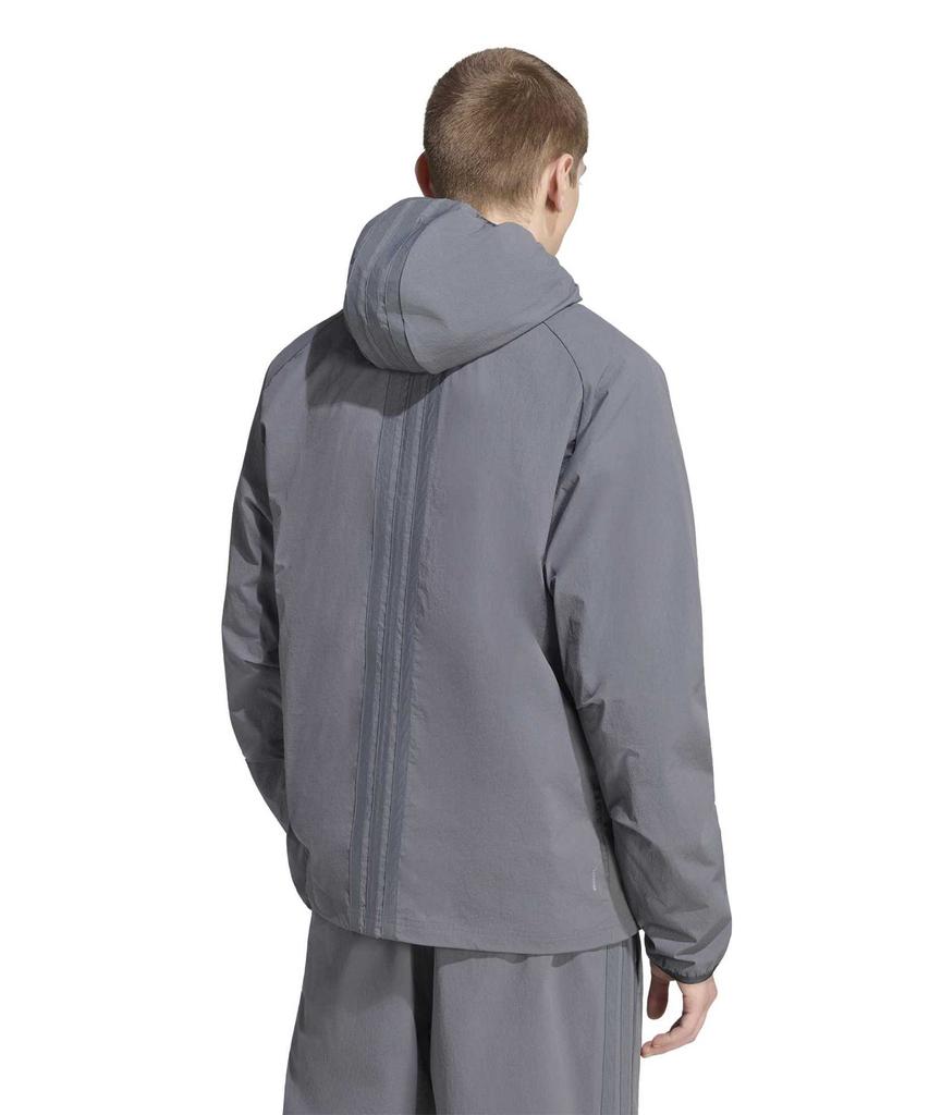 ADIDAS City Tech 3-Stripe Windbreaker - Gray Five / Kt0479