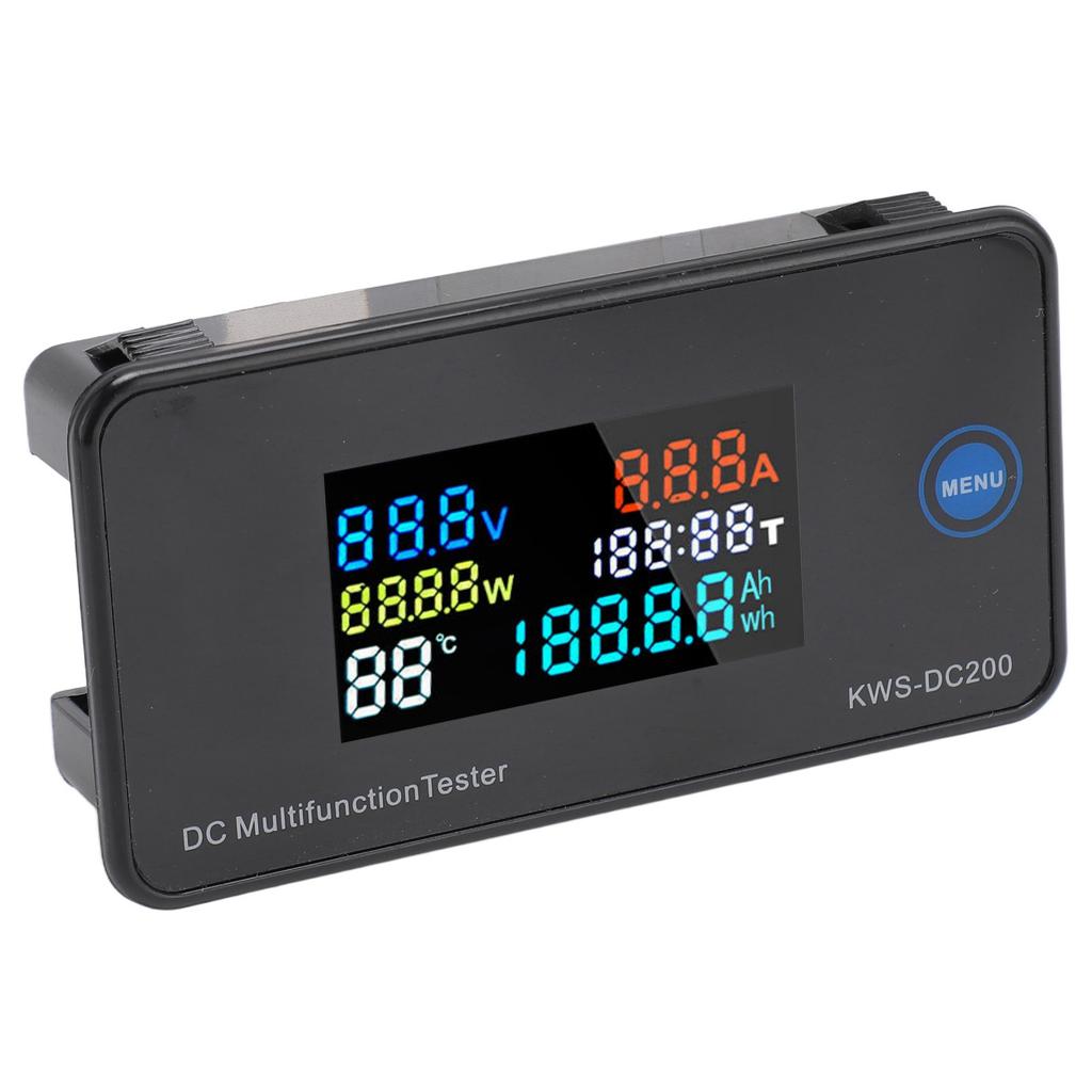 DC Digital Voltmeter Ammeter DC200 50A LCD Color Display 7 In 1 Multifunction DC Multimeter Tester for Factory