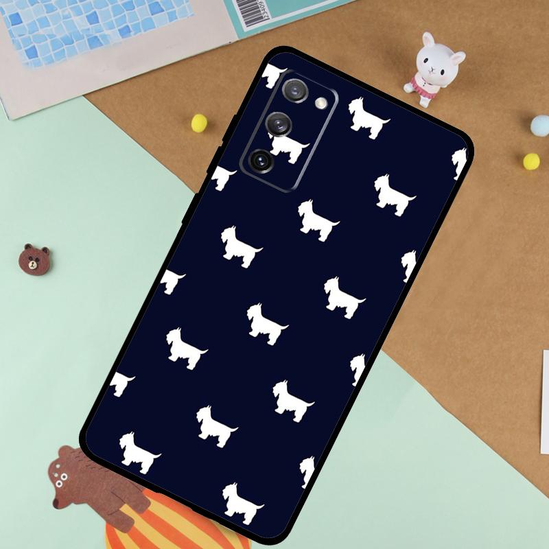 Щенок Шнауцера Мягкий Чехол Для Samsung Galaxy S25 Ultra S9 S10 S20 FE S21 S22 S23 Plus S24 Ultra Чехол