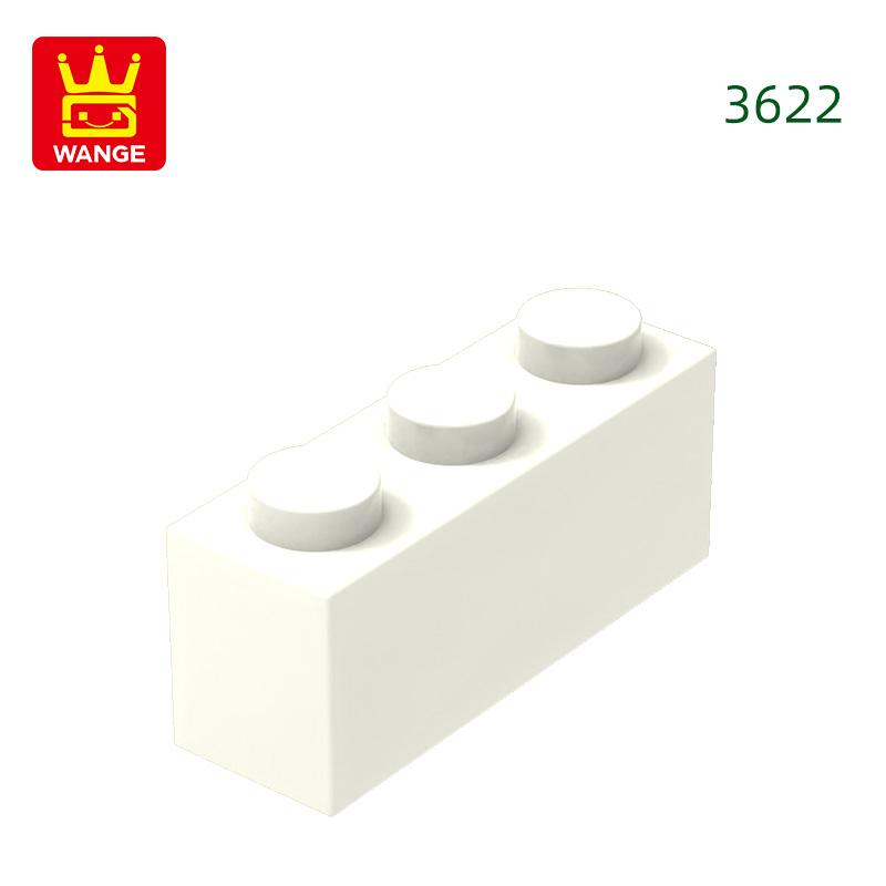 Нетоксичный 85 шт./лот 3622 1x3 точки Строительный блок Moc Классические аксессуары Совместим с Кирпич Детские игрушки Подарочная коробка