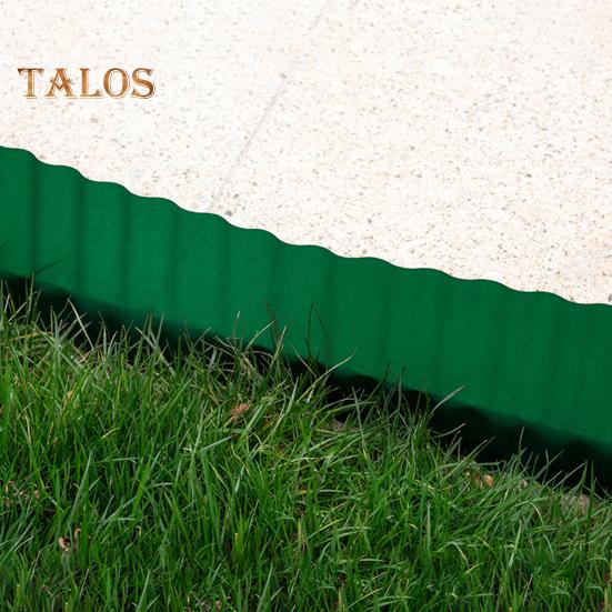 1 рулонный гофрированный забор, влагостойкий ландшафтный бордюр, гибкий садовый бордюр, простая установка, забор для садовой клумбы, лужайки