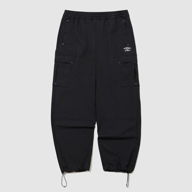 UMBRO Прямые брюки-карго из нейлона с хлопковым ощущением Черный Ur123Cpt25