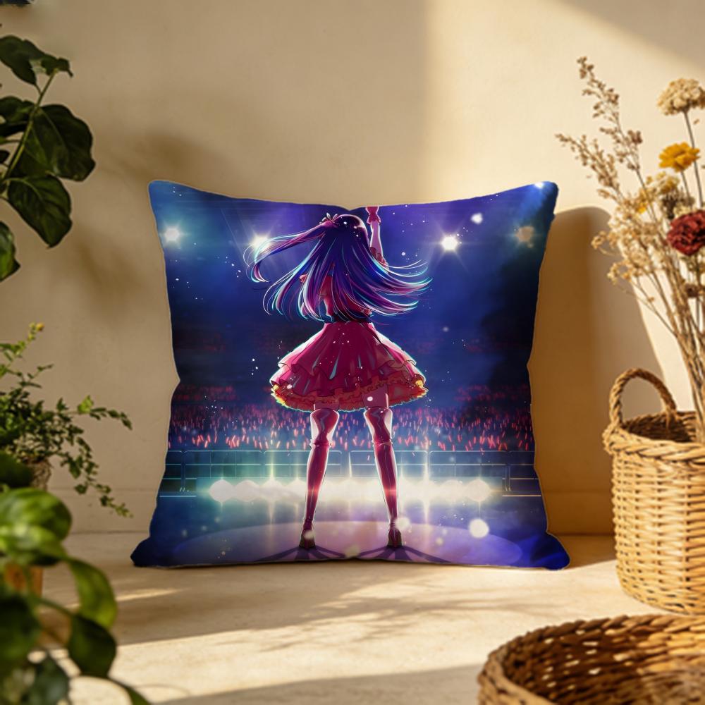 Модная наволочка OOshi no Koused Универсальная двусторонняя наволочка Подходит для дивана-кровати Автомобиля Ежедневного Декора