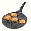 1pc Smiley Face Mini Pancake Maker with 7 Mold Design - Non-Stick Cookware for Perfect Pancakes Every Time