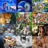 5D Diamond Painting Diy Beauty Animal Pattern Full Diamond Handmade Diamond Embroidery Mosaic Home Living Room Decoration Gift