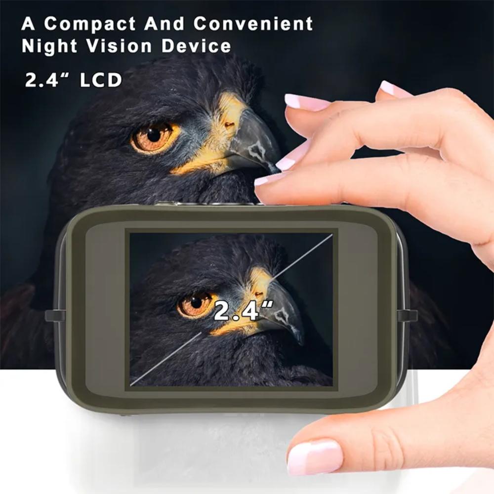 Портативный мини-300 м инфракрасный бинокль ночного видения 1080p уличный телескоп 8-кратный зум цифровой 10-кратный оптический объектив для охоты, кемпинга