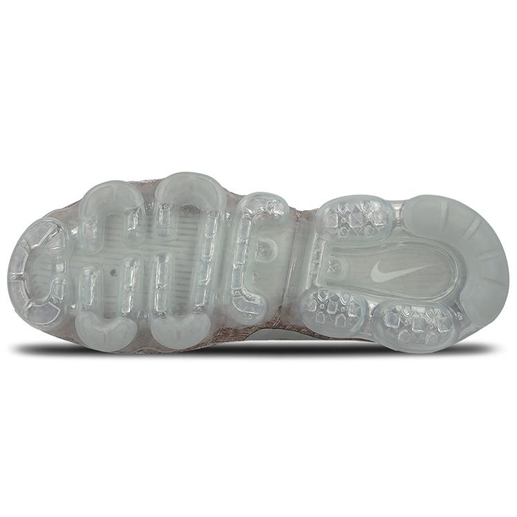 Nike AIR VAPORMAX Sports Low top Air Cushion Running Shoes Womens Chromium White/Sunset Red 849557-202