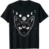 Black Cat Pastel Goth Occult W!tchy Metal Cool T-Shirt S-5XL