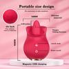 Aifeiya Sound Rose Licking Vibrating Egg - Female Masturbator Flirting Erotic Toy