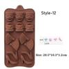 Jelly Pudding Fruit Gummy Candy Silicone Molds Animal Chocolate Cake Baking Tool Mold Ice Resin Mould 3D DIY