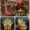 Attract Wealth Dragon Nine Turns Qiankun Tripod Ornaments Home Living Room Store Opening Decoration Crafts