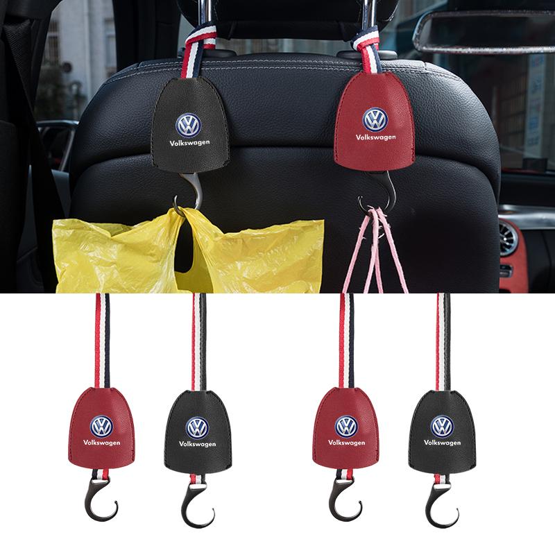 Car Seat Back Hooks Universal Interior Accessories For Volkswagen Golf GTI MK1 MK2 MK3 MK4 MK5 MK6 MK7 MK8