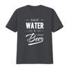 Funny Retro Beer Lover Save Water Drink Slogan Print Casual T Shirt vintage Washed Comfortable fashion homme