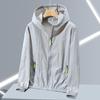 Summer Men's Windbreaker Big Size Sun Protection Clothing Korean Style Ultra-thin Streetwear Zipper Hooded Jackets Man