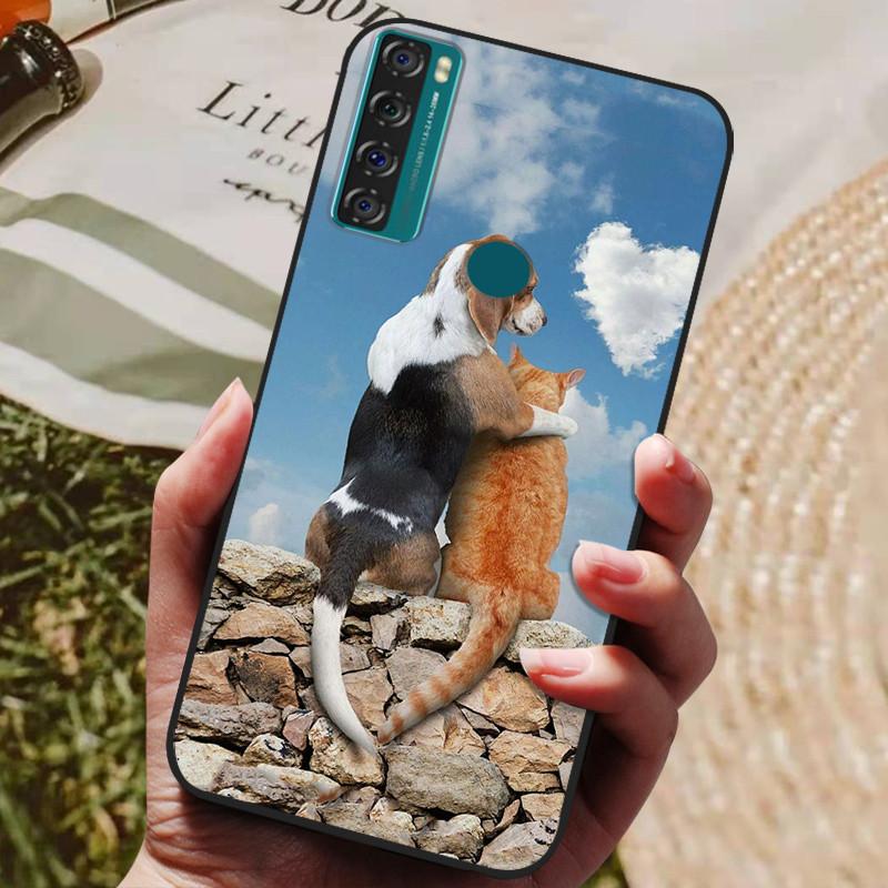 For TCL 20 SE Case Soft Silicone Phone Back Cover For TCL 20 SE TCL20SE TCL20 20SE Cases Coque for TCL 20SE Fundas bumper Shell
