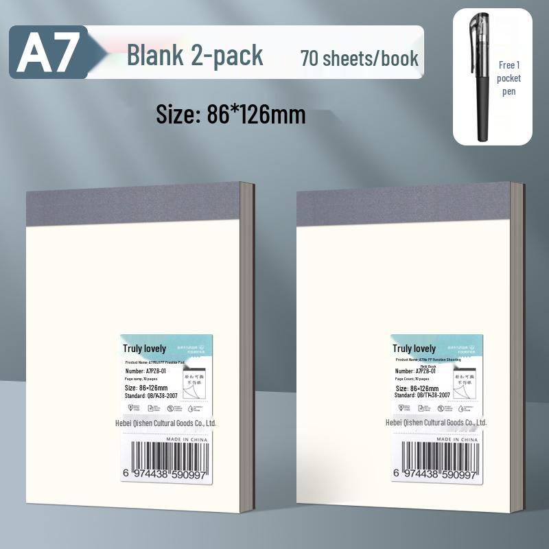 A7 Student Trumpet Sticky Note Pad: Tear-Off, Blank, Portable, Pocket-Sized, Lined & Grid Paper.