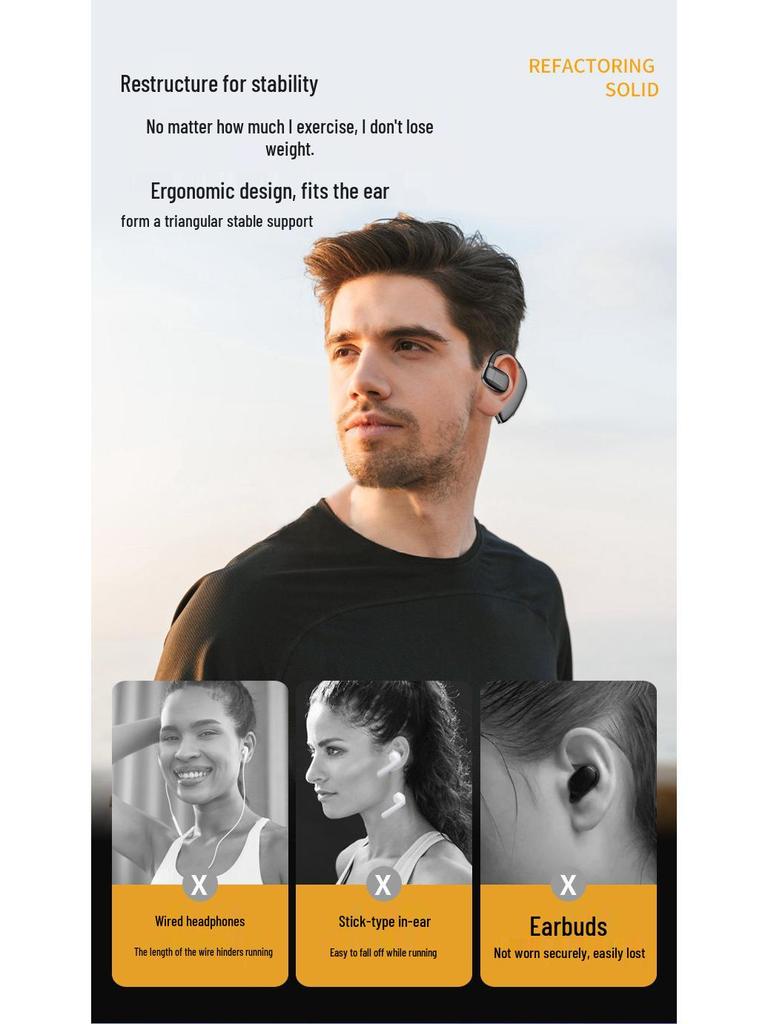 Беспроводные Bluetooth-наушники X30: Шумоподавление ENC, Сверхдлительное время ожидания, Бизнес-вкладыши, Универсальная посадка