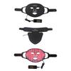 LED Face Mask with Red Light Therapy, 480 Beads, 4-Color Adjustable Light Modes for Face & Neck, Silicone Skin Care Beauty Device