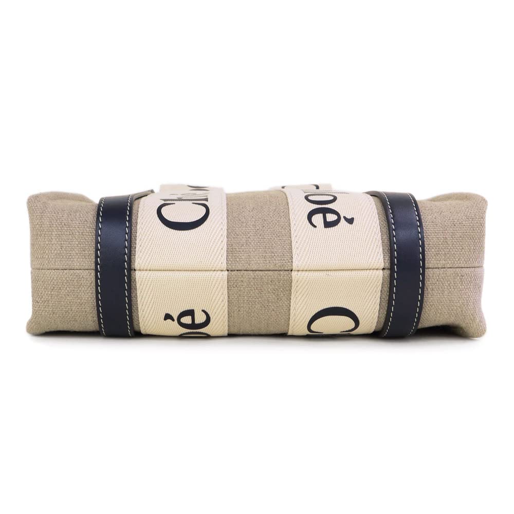 Tote Bag Shoulder Bag Woody Small 2WAY Mini Bag Beige Black Ladies CHC22AS397I26 91J [Chloe] [Item]