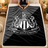 Flannel BlanketNewcastle United Football Warm Soft Throw Blanket for Indoor Sofa Bed Living Room Use