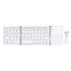 Bluetooth Keyboard Portable Folding DualMode Bluetooth 3.0 Rechargeable Fingerboard with TouchPad