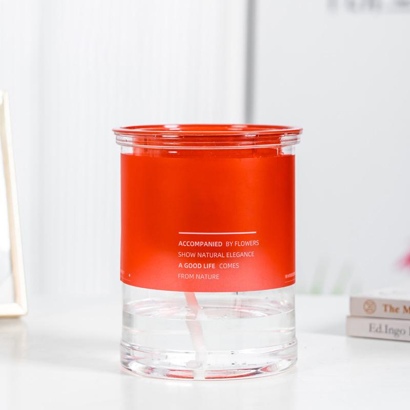 1Pc Self-Watering Flowerpot Automatic Water Absorption Transparent Plastic Pot