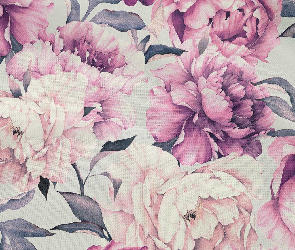 oneOone Хлопчатобумажная гибкая темно-пурпурная ткань с цветочным принтом для одежды своими руками, стеганая ткань, ткань с принтом в ярдах, 40 дюймов