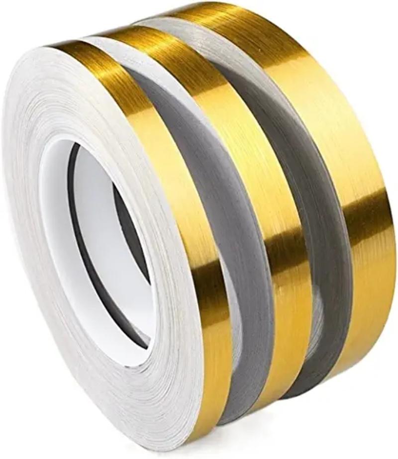 New 50M Gold Black Self-Adhesive Tile Stickers Tape Floor Waterproof Wall Gap Sealing Strip Tile Beauty Seam Sticker Home Decor