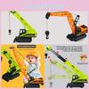 Инженерный кран и инерционная игрушечная машинка с функцией «нажми и поезжай» для детей от 3 до 6 лет