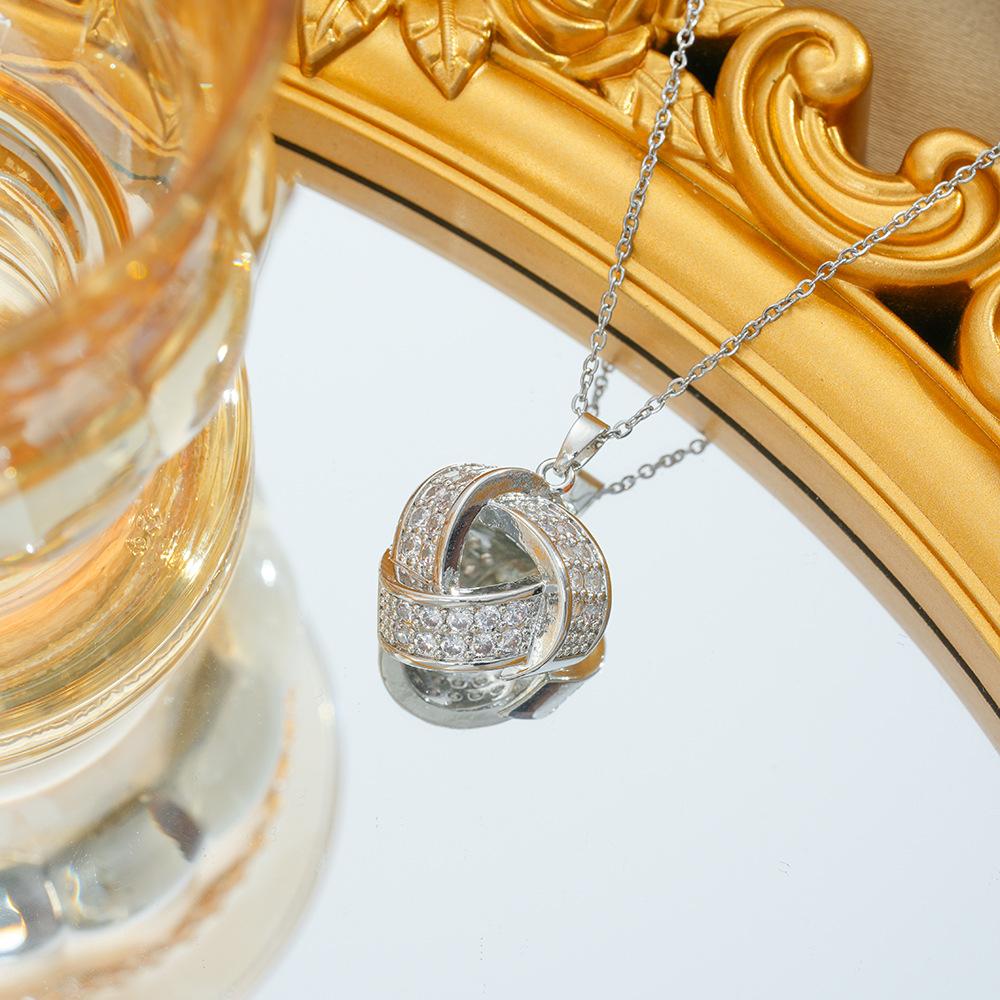 Новые модные женские серьги и комплект из колье с бриллиантами Temperament