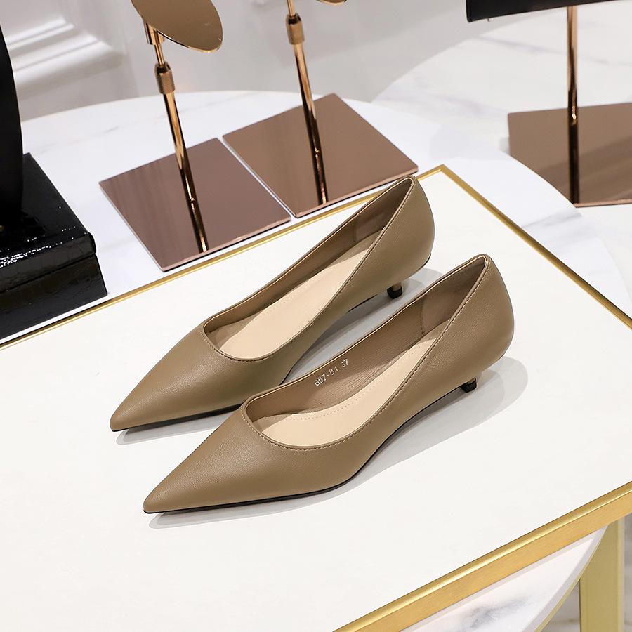 Осенние женские туфли-лодочки в корейском стиле, модные женские туфли на низком каблуке с острым носком, офисные женские туфли-оксфорды, Femme Zapatos