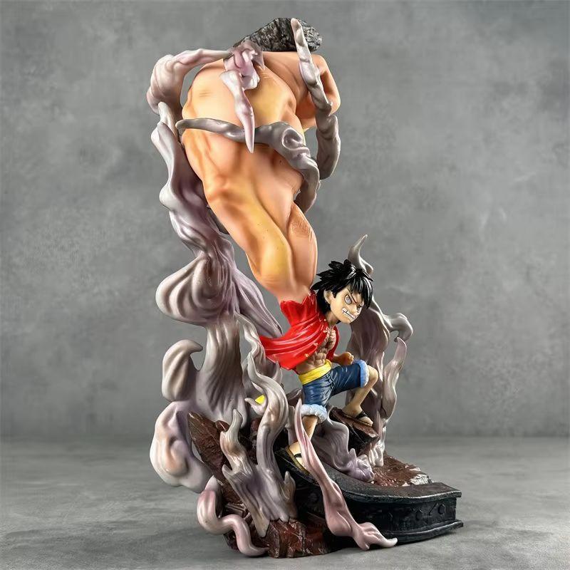 Фигурка Действия Luffy из One Piece 32 см, Поза Третьей Передачи 'Гигантский Кулак', Аниме Модель, Статуэтка, Коллекционная, Настольное Украшение, Игрушка