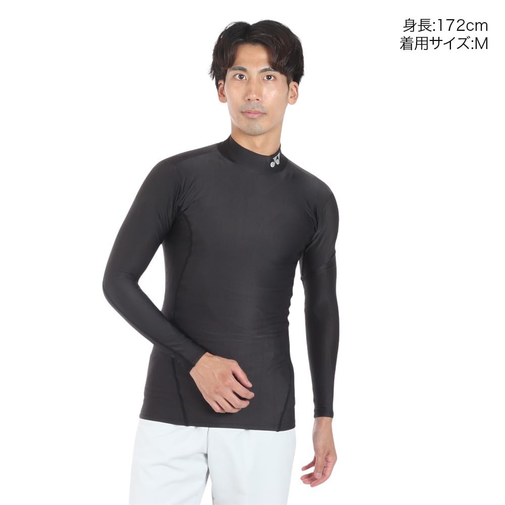 Теннисная рубашка STBF1008 Япония S-японский размер [YONEX] Черный/Черный (243) (эквивалент S)