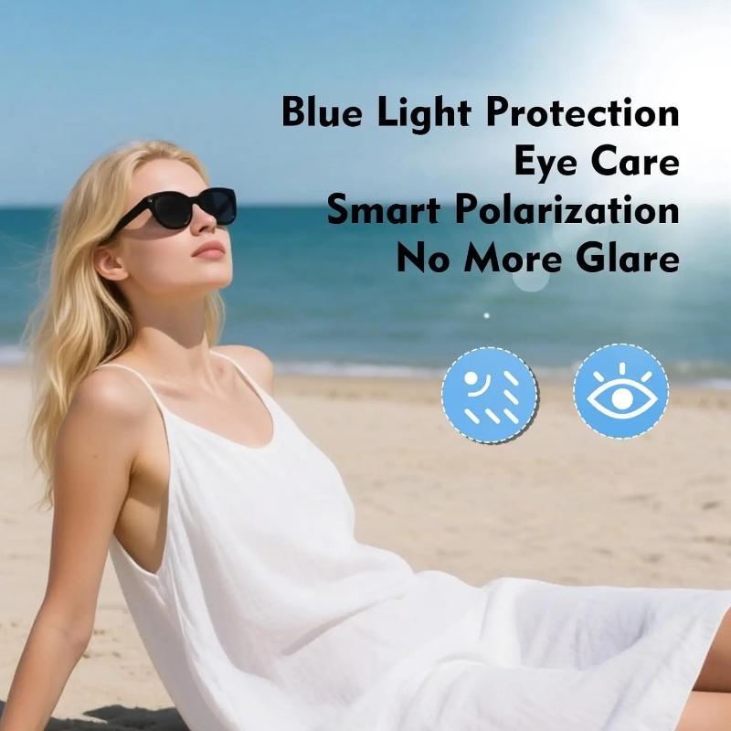 2026 Smart Glasses with AI Translator 8MP Camera 4K HD Take Videos and Photo Sunglasses BT Call for Men Women Fashion Glasses Wireless Music Playback