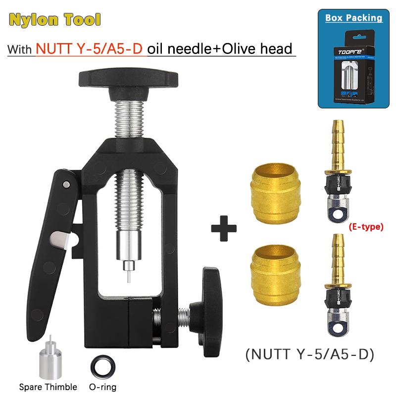 TOOPRE Hydraulic Disc Brake Oil Needle Tools Driver Hose Cutter Cable Olive Connector Insert For NUTT Y-5 A5-D SRAM BH59 BH90