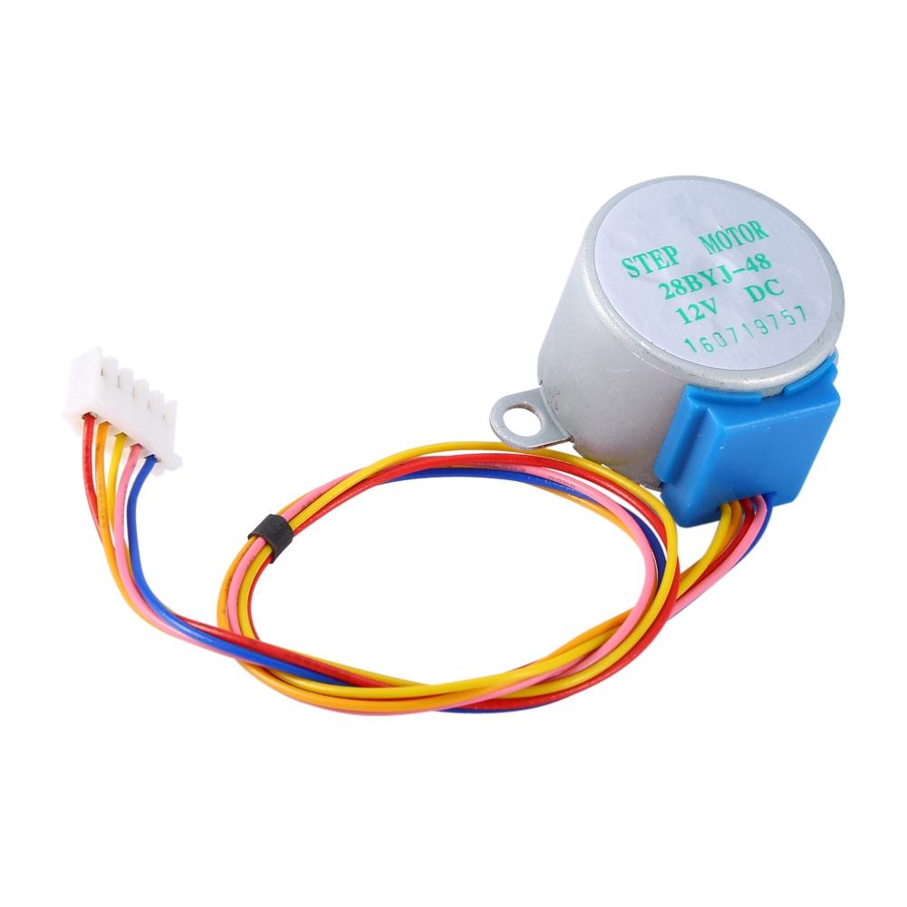 1x 12 В 4-фазный 5-проводной шаговый двигатель 28BYJ4812V для проекта «сделай сам»