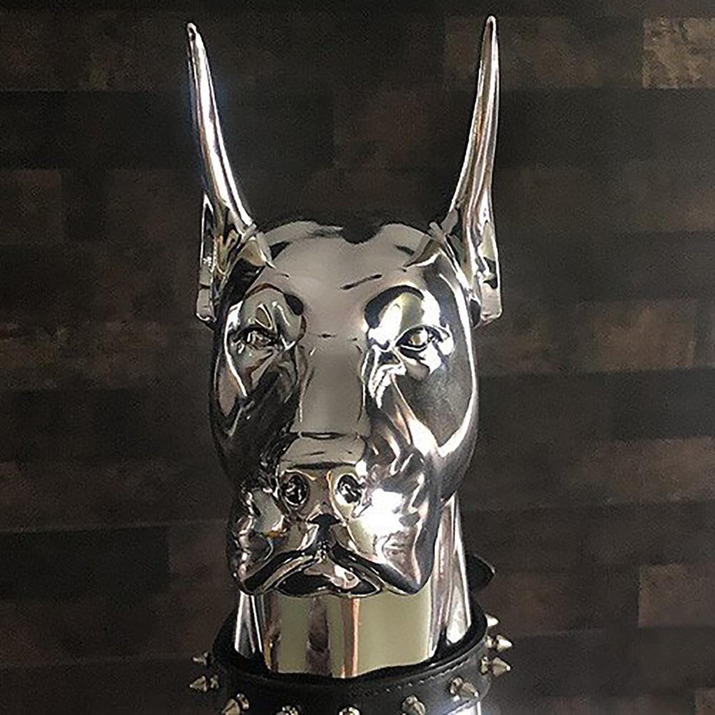 Скульптура для декора дома Собака доберман Маленький размер Искусство Статуи животных Фигурка Комната Аксессуары для украшения дома Украшение гостиной