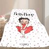 Betty Boop Blanket Lightweight Print Throw Blanket For Couch, Bed, Car, A Heartfelt Gift for Your Family and Friends