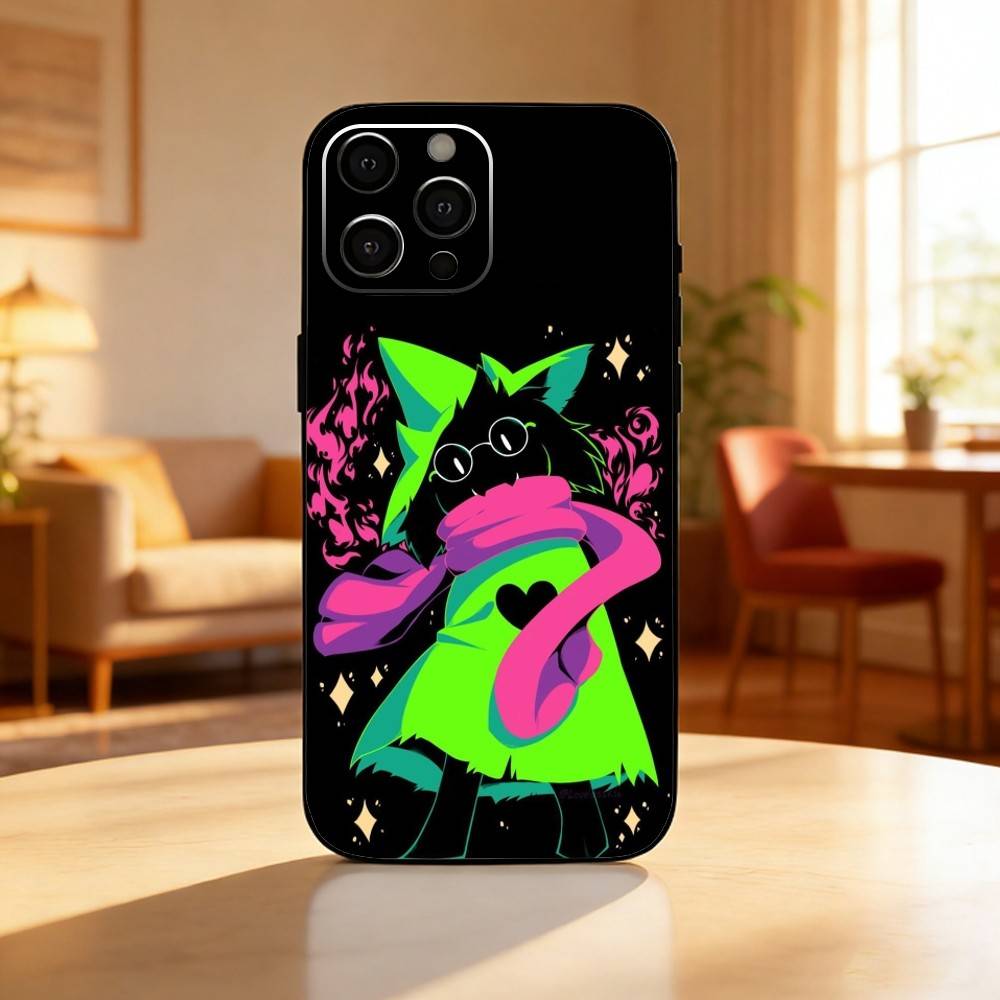 Игровой чехол для телефона D-Deltarune Kris для iPhone 17, 16, 15, 14, 13, 12 Plus, Max, мягкий силиконовый, черный